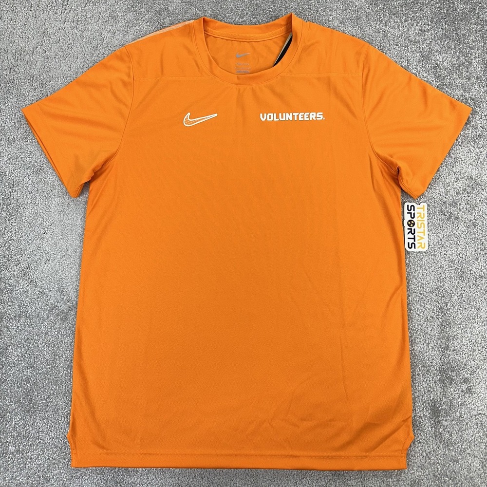 Tennessee Volunteers Shirt Mens Large Orange NCAA Football Nike Dri Fit UPF 40+